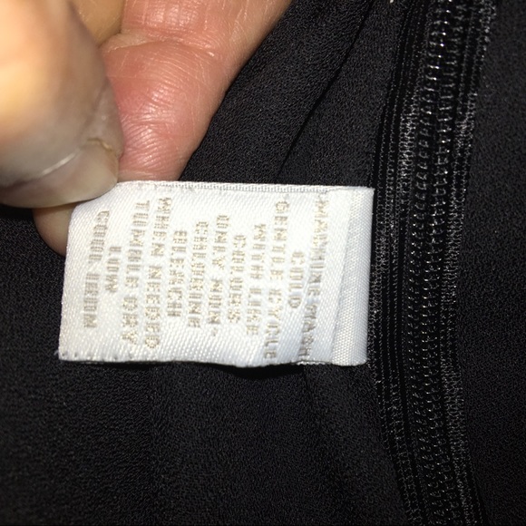 10P CHARTER CLUB BLACK EYELET LINED SIDE ZIP TOP - Picture 13 of 13